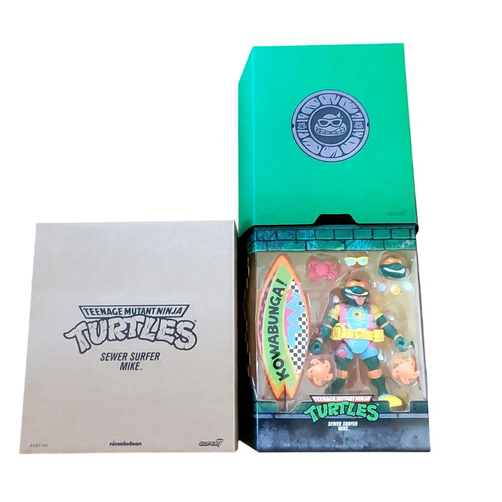 Super7 Teenage Mutant Ninja Turtles 18cm Sewer Surfer Mike Action Figure 2021